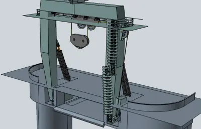 桥式起重机模型