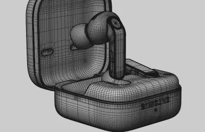 三星最新耳机Galaxy Buds4 Pro，全网首发，OC渲染+包含贴图