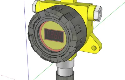 防爆压力表sketchup模型