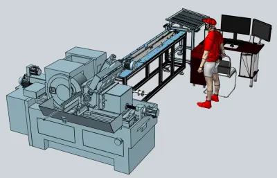 轴类零件自动化上下料与检测设备