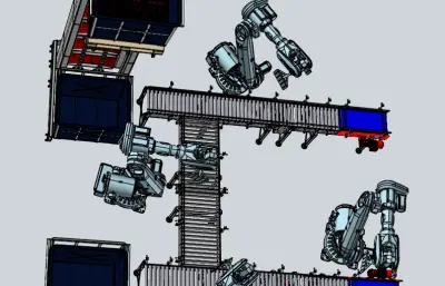 自动化零件分拣与包装生产线