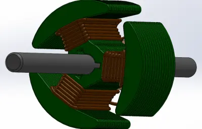 电机转子的线圈