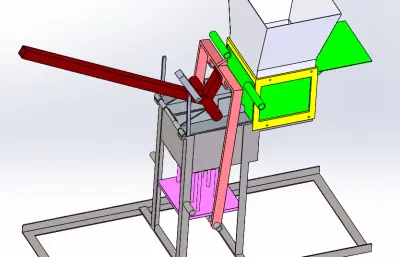 制砖机三维模型