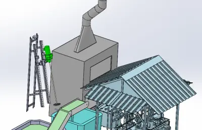 电石厂净化灰处理产线
