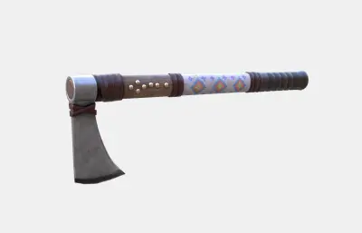 斧头斧子 战斧 古代冷兵器 长柄斧头