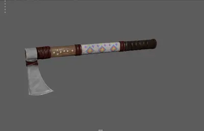 斧头斧子 战斧 古代冷兵器 长柄斧头