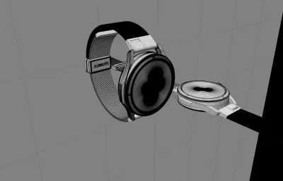 小米Xiaomi Watch S4 Sport手表C4D,KEYSHOT模型(网盘下载)