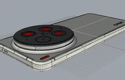 VIVO X300 Ultra手机3D模型