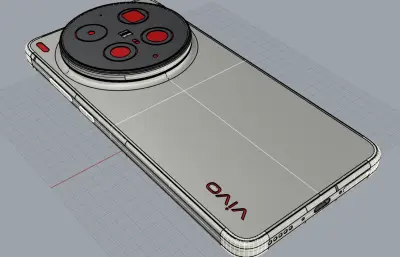 VIVO X300 Ultra手机3D模型