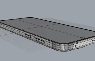 vivo X300s手机3D模型