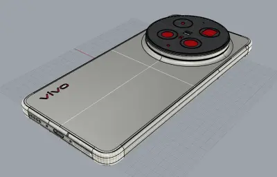 VIVO X300 Ultra手机3D模型