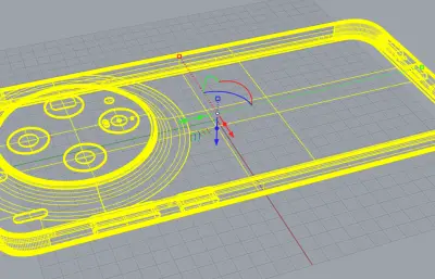 vivo X300s手机3D模型