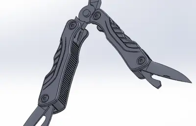 工具多功能尖嘴钳模型