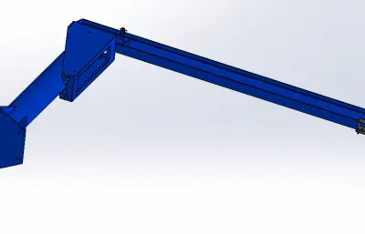 立柱式摇臂吊架