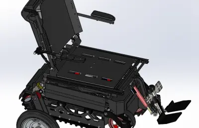 LTE履带电动轮椅