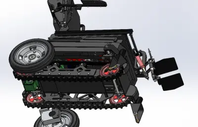 LTE履带电动轮椅