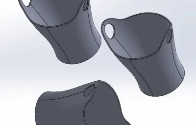 创意收纳筐模型