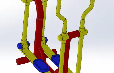 户外健身器材-单人平步机