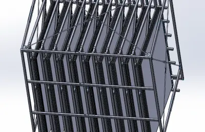 多仓位玻璃料架