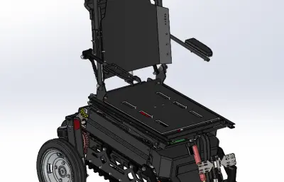 LTE履带电动轮椅