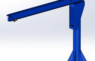 立柱式摇臂吊架