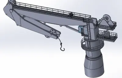 起重机设备模型