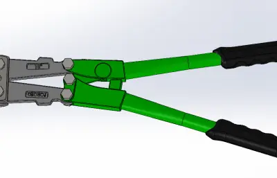 断线钳三维模型