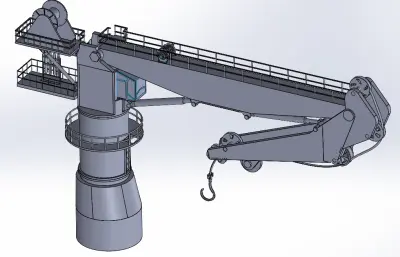 起重机设备模型