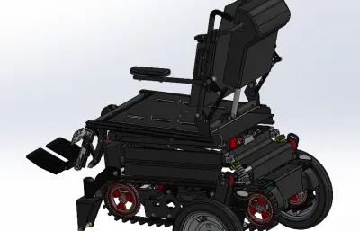 LTE履带电动轮椅