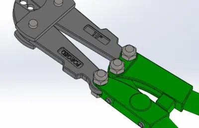 断线钳三维模型