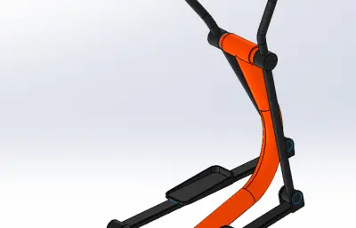 户外健身器材-单人随圆机