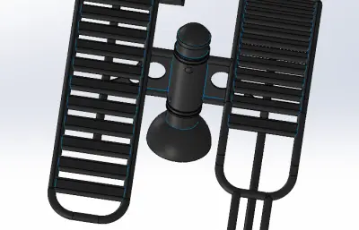 仰卧起坐架-户外健身器材