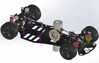 电动四轮驱动遥控模型车