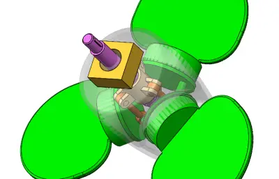 螺距可调的船用螺旋桨结构