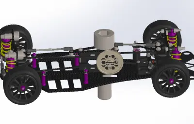 电动四轮驱动遥控模型车
