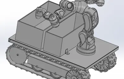 履带式移动机械臂复合机器人