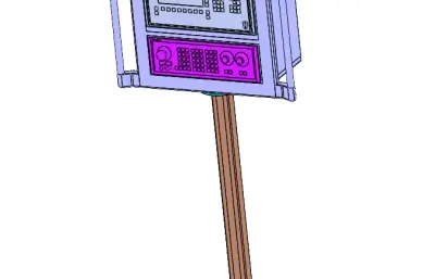 西门子10寸显示器面板落地操作箱