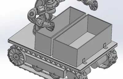 履带式移动机械臂复合机器人