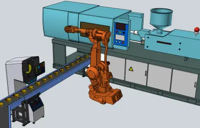 注塑模自动化检测流水线