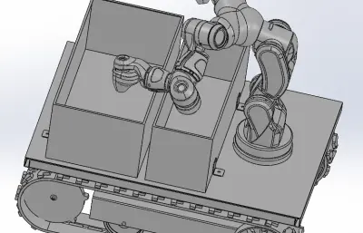 履带式移动机械臂复合机器人