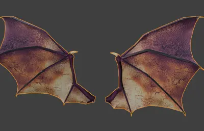 恶魔翅膀 飞龙翅膀 多款皮肤