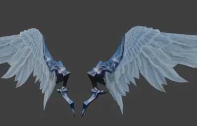 天使翅膀,天使之翼FBX模型