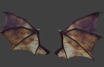 恶魔翅膀 飞龙翅膀 多款皮肤