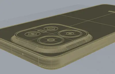 华为畅享 90 Plus手机3D模型