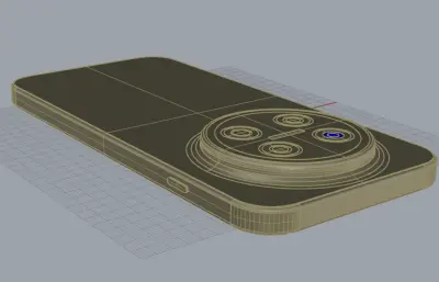 华为畅享 90 Pro Max手机3D模型