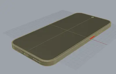 华为畅享 90 Pro Max手机3D模型