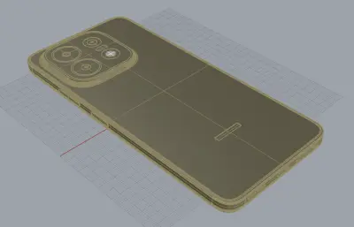 华为畅享 90 Plus手机3D模型