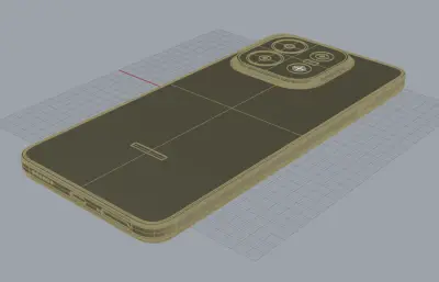 华为畅享 90 Plus手机3D模型