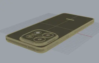 华为畅享 90 Plus手机3D模型