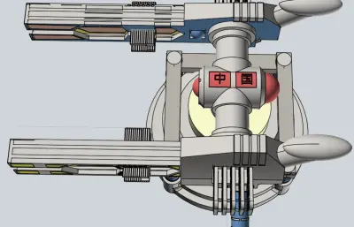 脉冲炮玩具模型